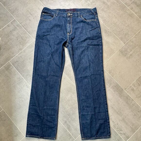 Coogi Baggy Jeans 42x35 Dark Wash Streetwear Hip Hop Denim - Picture 8 of 12